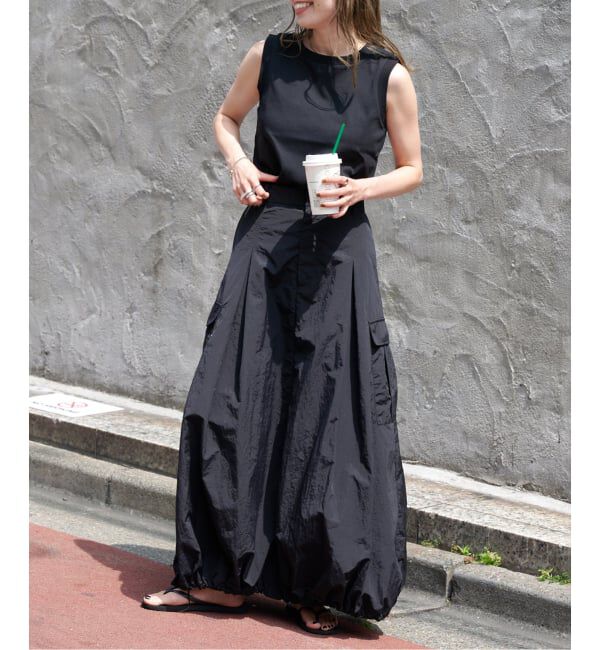 OUTDOOR PRODUCTS Usual Things「追加2 ドロストバルーンカーゴスカート」|スカート|