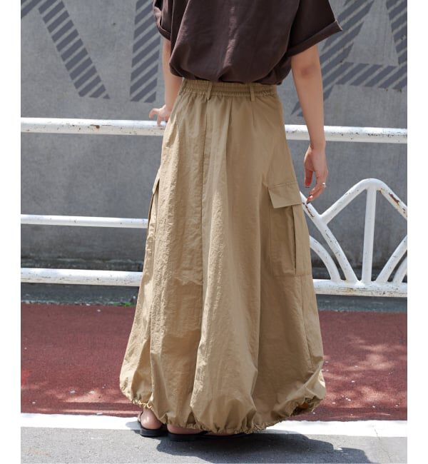 OUTDOOR PRODUCTS Usual Things「追加2 ドロストバルーンカーゴスカート」|スカート|