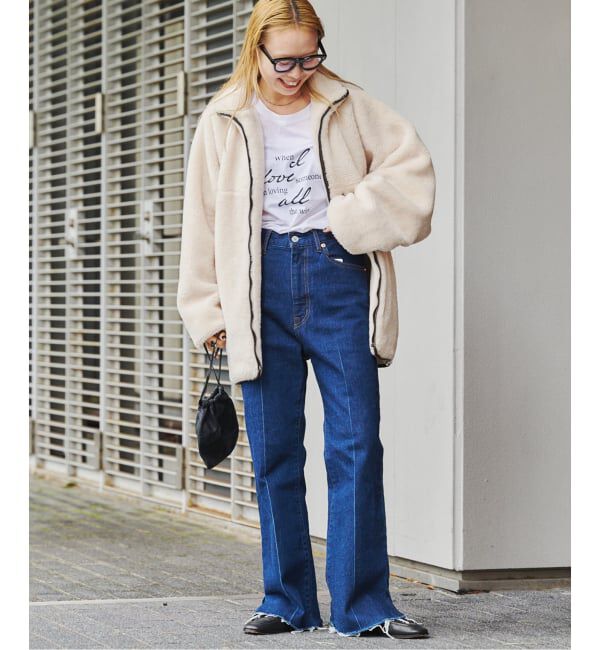 OUTDOOR PRODUCTS Usual Things「スタンドカラーボアブルゾン」|その他|