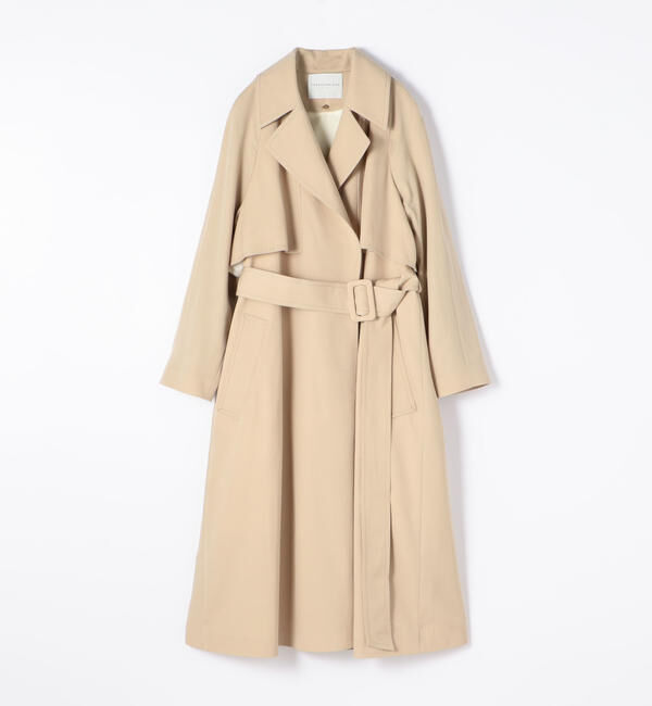 Ballsey「ウールギャバジン ガウンコート」|トレンチコート|