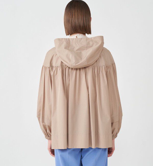 Ballsey「ライトタフタ フーデッドショートコート」|ブルゾン・スタジャン|