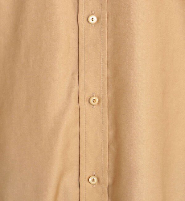 MACPHEE「コットンモールスキン バンドカラーチュニックシャツ」|シャツ・ブラウス|