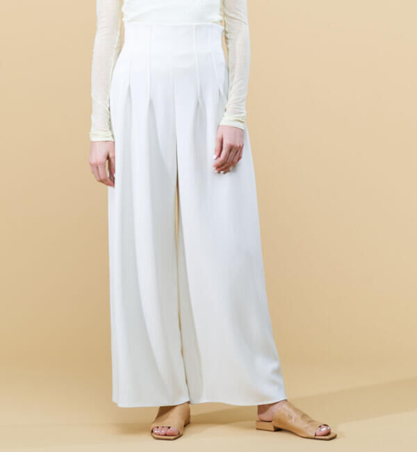 DES PRES「ダブルクロス ハイウエストワイドパンツ」|その他|