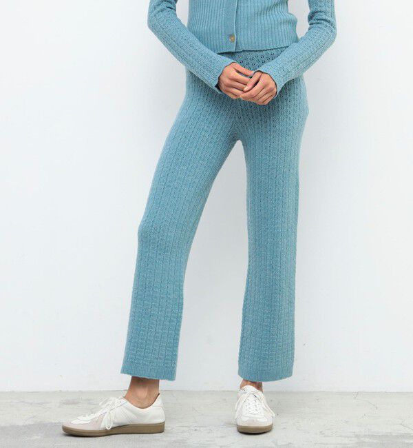 BACCA「ウールレース ナローストレートパンツ」|その他|