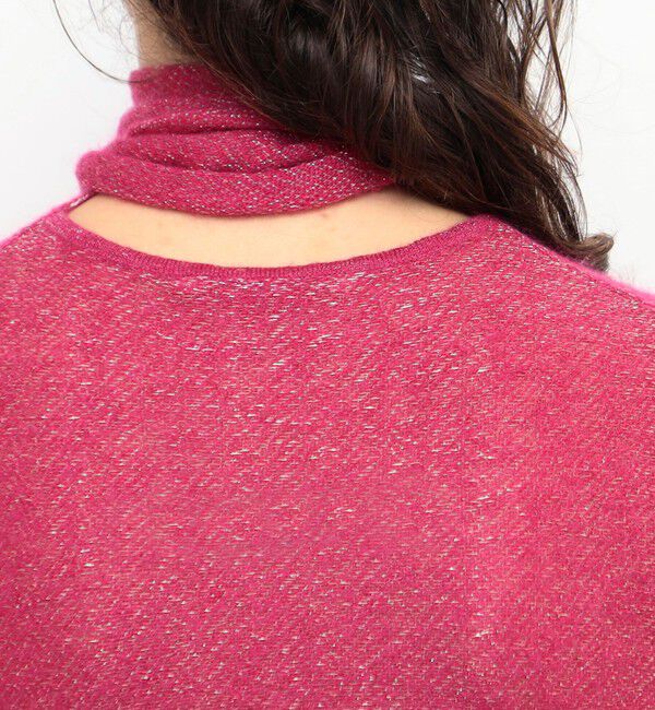 BACCA「モヘヤラメラッピングニットブラウス」|ニット・セーター|