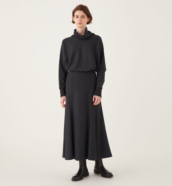 DES PRES「ニットコンビネーション マーメイドロングスカート  」|フレア|