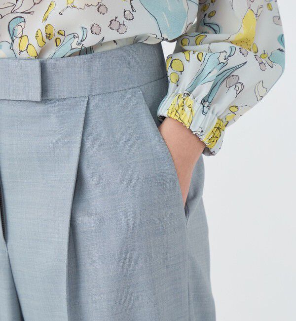 TOMORROWLAND collection「【一部WEB先行予約】シャイニーシャーク センタープレスワイドパンツ」|その他|