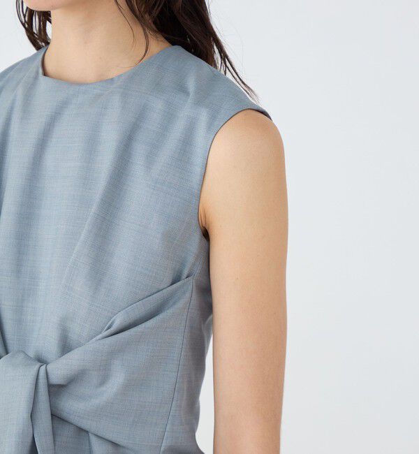 TOMORROWLAND collection「シャイニーシャーク ウエストリボンブラウス」|シャツ・ブラウス|