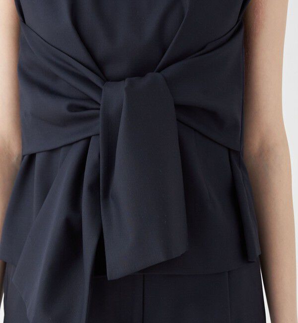 TOMORROWLAND collection「シャイニーシャーク ウエストリボンブラウス」|シャツ・ブラウス|