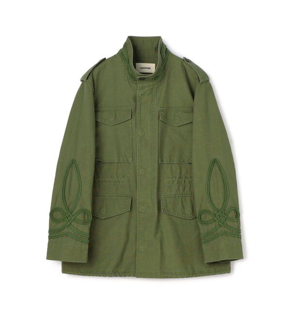 MACPHEE「スラブバックサテン ミリタリージャケット」|ミリタリージャケット|57 カーキ