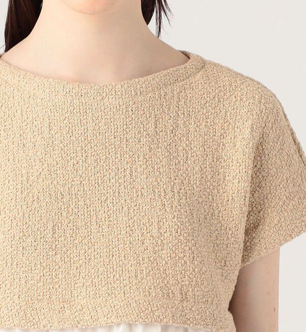 Ballsey「バルキーヤーンジャージーコンビ ティアードプルオーバー」|Tシャツ・カットソー|