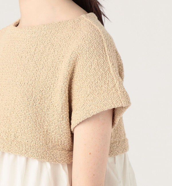 Ballsey「バルキーヤーンジャージーコンビ ティアードプルオーバー」|Tシャツ・カットソー|