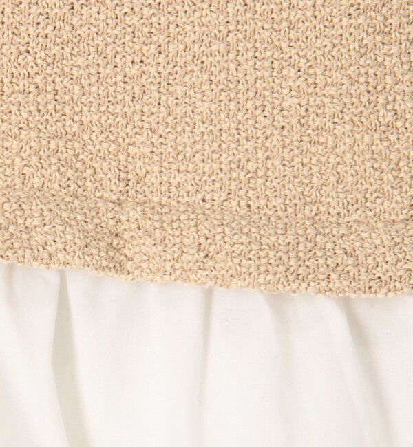 Ballsey「バルキーヤーンジャージーコンビ ティアードプルオーバー」|Tシャツ・カットソー|