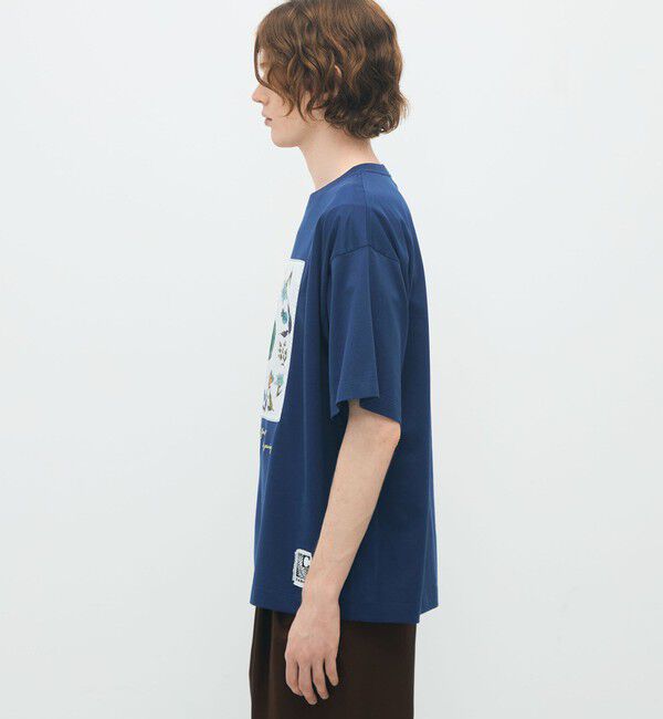 CABaN「CABaN スビンコットン フラワーサークルプリントＴシャツ」|Tシャツ・カットソー|