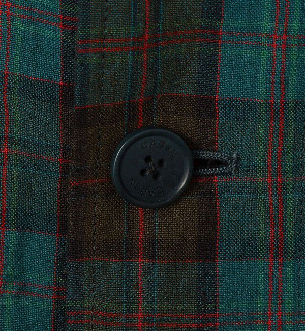 CABaN「CABaN リネン チェック3Pジャケット」|テーラードジャケット|