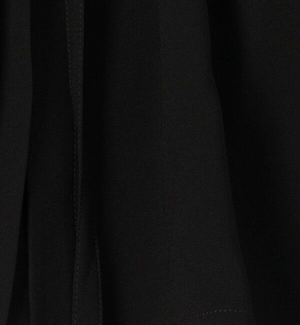 BACCA「ジョーゼットサテン ギャザードブラウス」|シャツ・ブラウス|