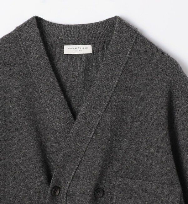 TOMORROWLAND MENS「カシミヤ ダブルブレステッド カーディガン」|カーディガン|