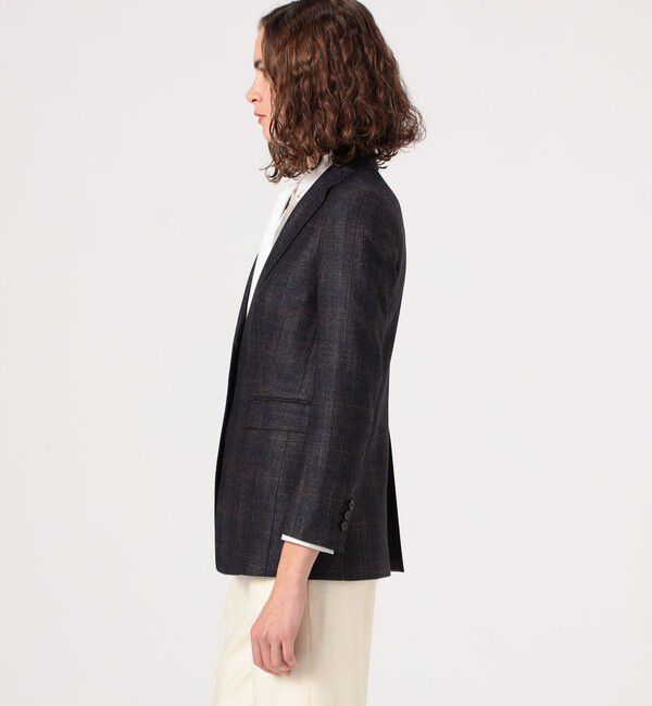 TOMORROWLAND collection「SILK AIR NAVY 2Bテーラードジャケット」|テーラードジャケット|