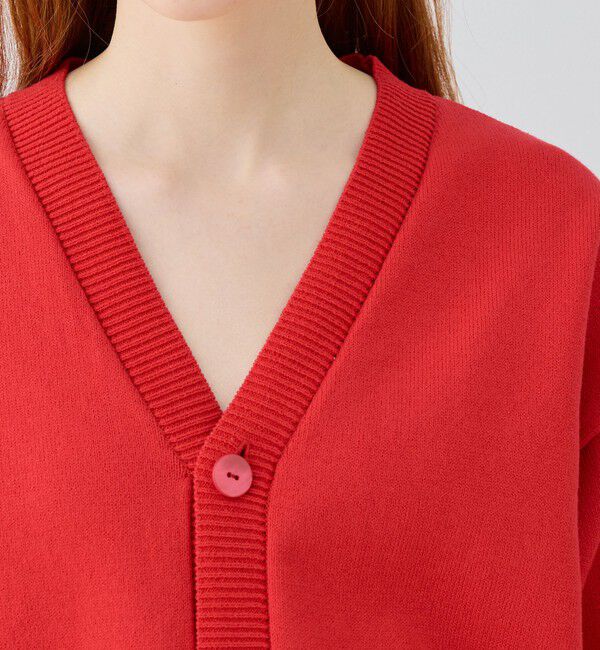 GALERIE VIE「ウェーブコットン Vネックカーディガン」|カーディガン|