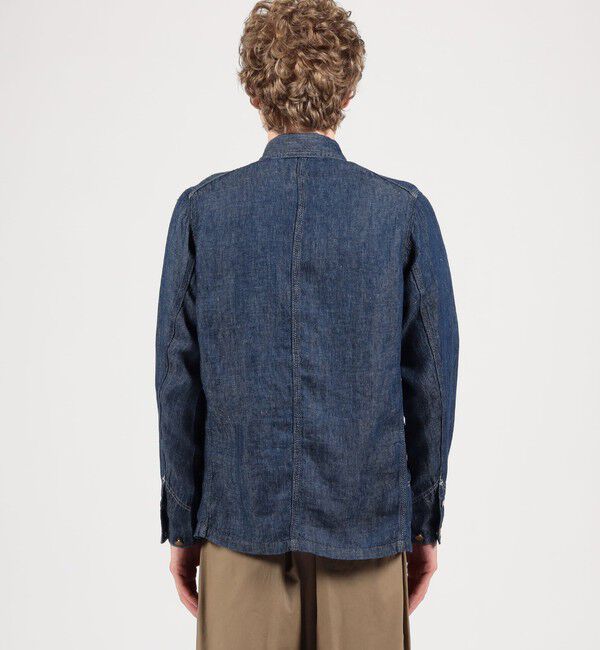 TOMORROWLAND MENS「【別注】 Lee Loco Jacket 7オンスリネンデニム」|ブルゾン・スタジャン|