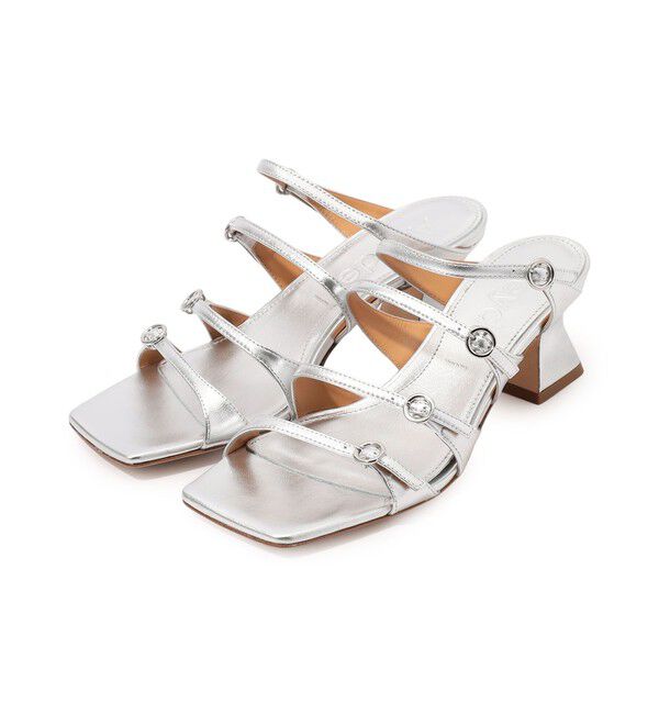 TOMORROWLAND GOODS「Aeyde EANNA ベルテッドサンダル」|サンダル|81 シルバー