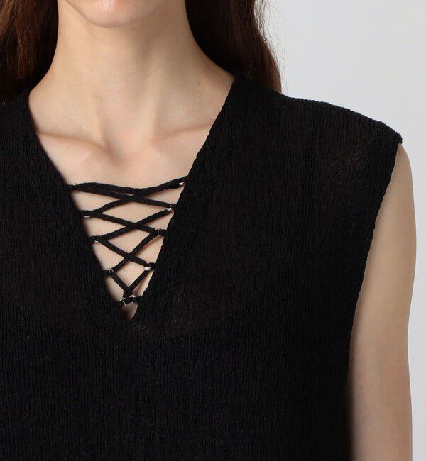 DES PRES「クレープニット フレアワンピース」|ワンピース|