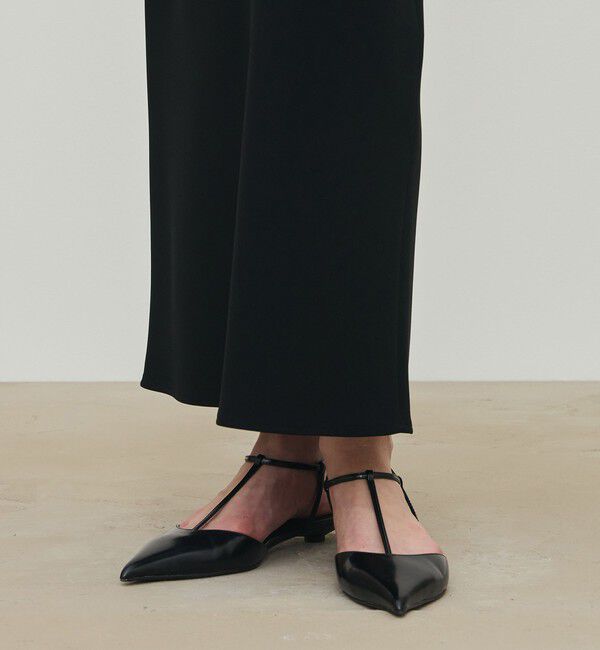 DES PRES「ライトダブルクロス エラスティックストレートスカート」|タイト|