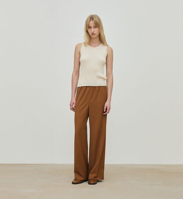 DES PRES「ドメスティックスパンシルク ノースリーブプルオーバー」|ニット・セーター|