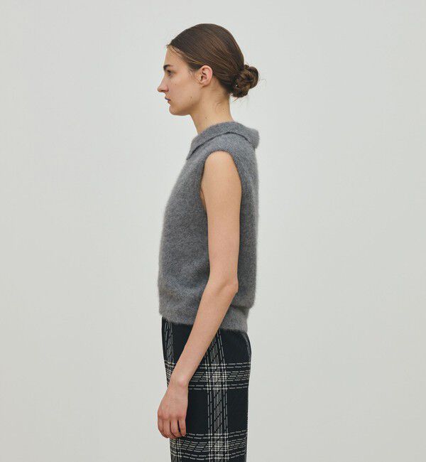 DES PRES「フォックスカシミヤ スリーブレスプルオーバー」|ニット・セーター|