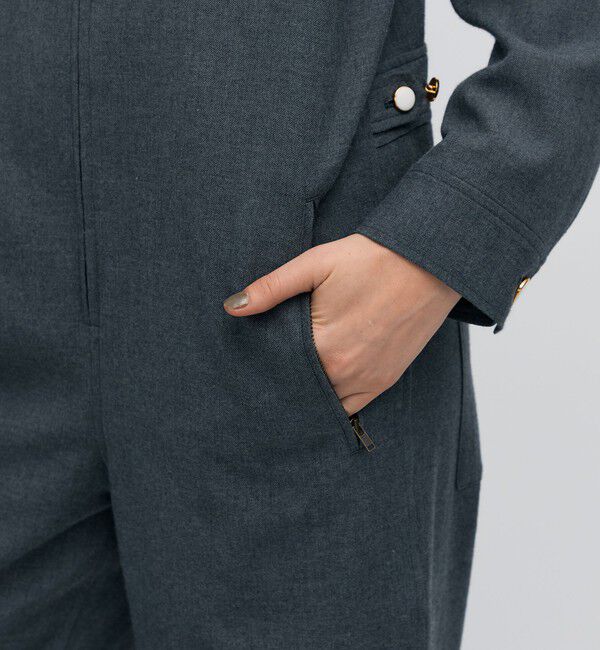 BACCA「ウールコットンフランネル オールインワン」|オールインワン|