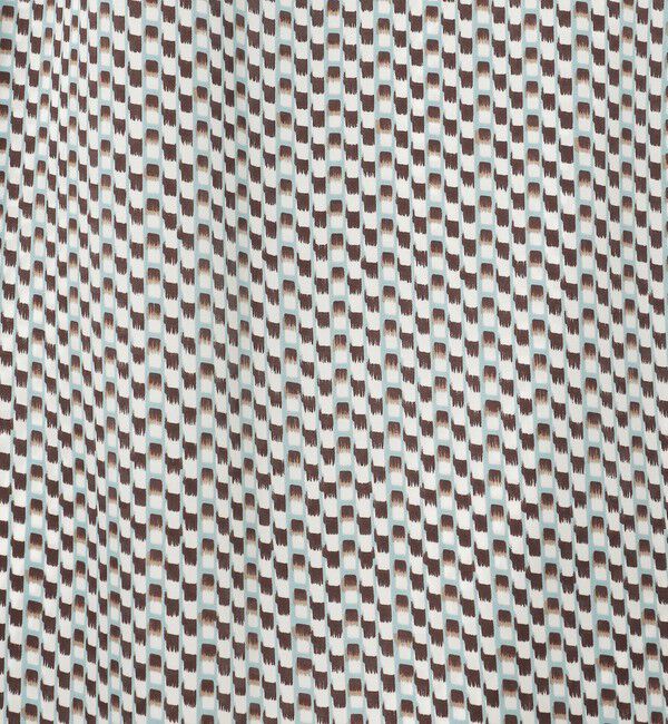 Ballsey「ラグスクエアプリント ウエストギャザーワンピース」|ワンピース|