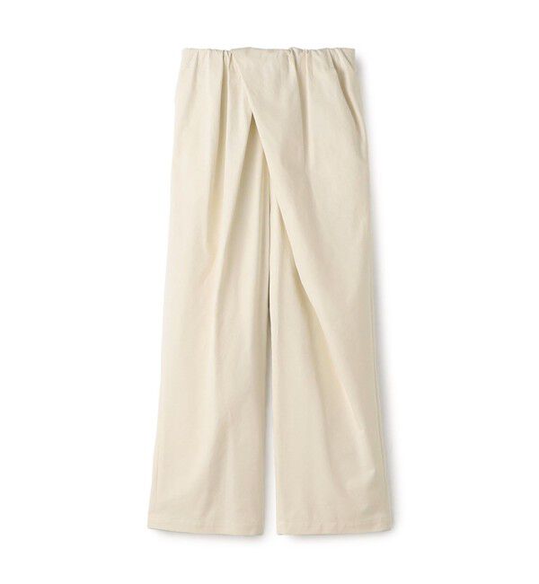 GALERIE VIE「ノンマーセライズドコットン アシンメトリーパンツ」|その他|11 ホワイト