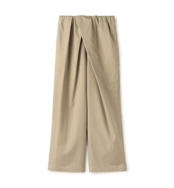 GALERIE VIE「ノンマーセライズドコットン アシンメトリーパンツ」|その他|43 ベージュ