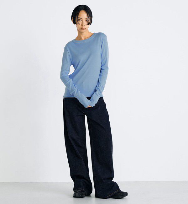 Edition「コットンモダールフライス  ロングスリーブトップス」|Tシャツ・カットソー|