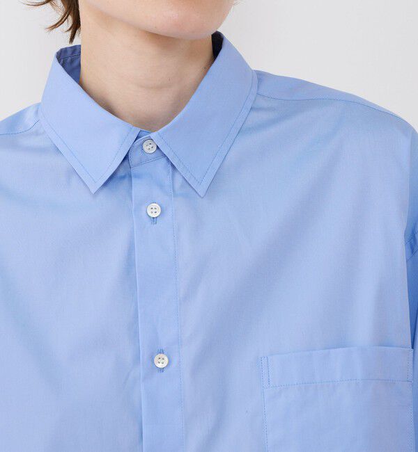 GALERIE VIE「スムースドライコットン メンズライクシャツ」|シャツ・ブラウス|