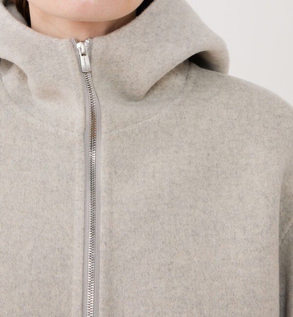 GALERIE VIE「ウールカシミヤダブルフェイス フーデッドショートコート」|その他|