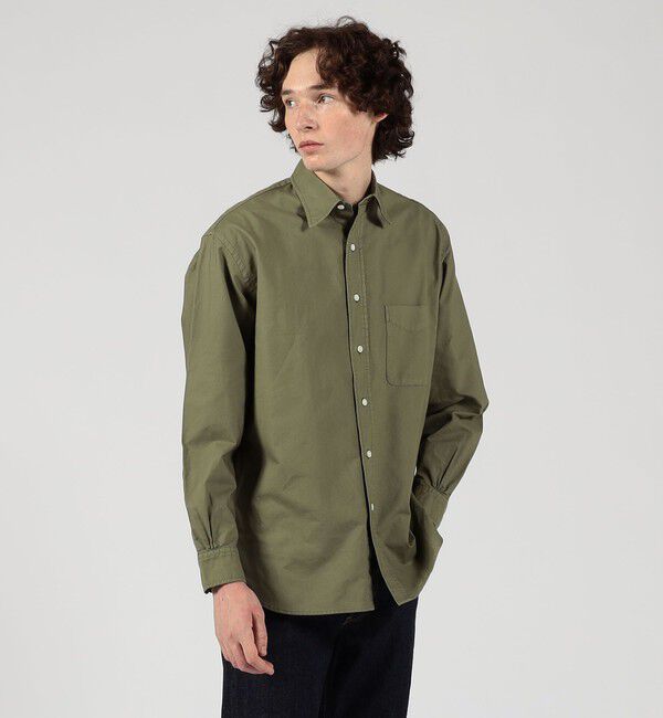 TOMORROWLAND MENS「スーピマコットン オックスフォード ロングスリーブシャツ ALBIATE」|シャツ・ブラウス|