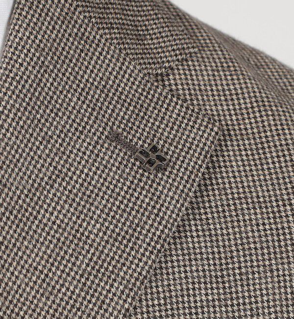 TOMORROWLAND MENS「【別注】TAGLIATORE ウールサキソニーハウンドトゥース シングルブレステッド2Bスーツ」|スーツ|