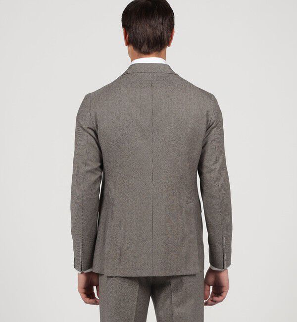 TOMORROWLAND MENS「【別注】TAGLIATORE ウールサキソニーハウンドトゥース シングルブレステッド2Bスーツ」|スーツ|