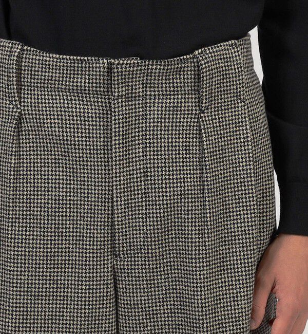 TOMORROWLAND MENS「ウールナイロンポリウレタン 2WAYストレッチ 2プリーツパンツ」|その他|