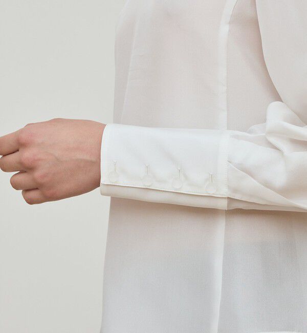 DES PRES「シルクハブタエ プルオーバーブラウス」|シャツ・ブラウス|