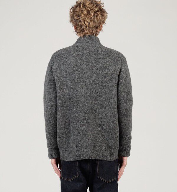 TOMORROWLAND MENS「ウールカシミヤシルク スタンドカラーニットブルゾン」|ニット・セーター|