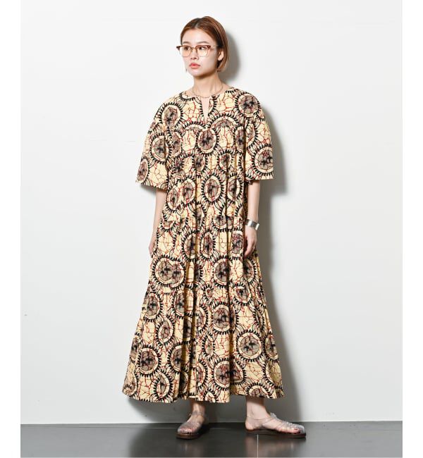  「AFRICAN WAX PRINT DRESS：ワンピース」|ワンピース|
