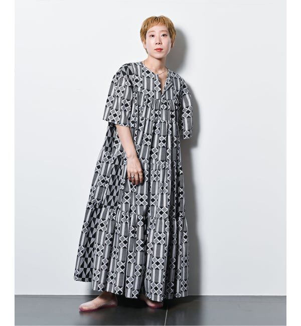  「AFRICAN WAX PRINT DRESS：ワンピース」|ワンピース|