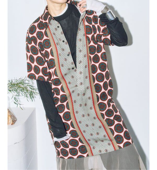  「TOGA PULLA INNER PRINT DRESS TZ261-FH963：ワンピース」|ワンピース|