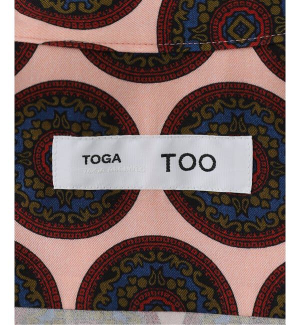  「TOGA PULLA INNER PRINT DRESS TZ261-FH963：ワンピース」|ワンピース|