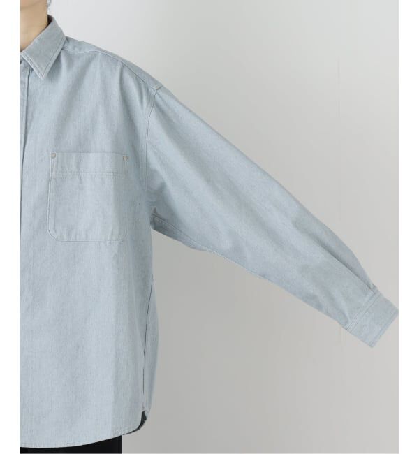  「QUIITO RECICLE DENIM SHIRT Q26S-P130：デニムシャツ」|シャツ・ブラウス|