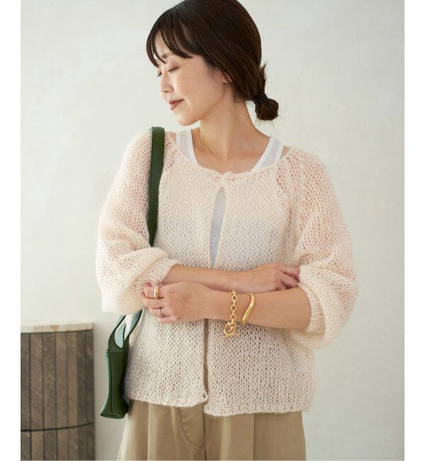 Plage「シルクモヘヤ mix HAND ニット」|ニット・セーター|