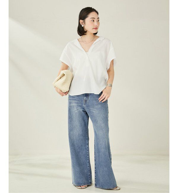 Plage「CINCH BACK DENIM パンツ」|デニム|