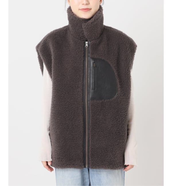 Plage「lesTendre boa ベスト」|ダウンベスト・ベスト|